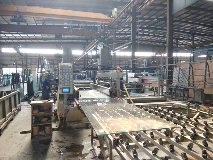 polished edges laminated glass