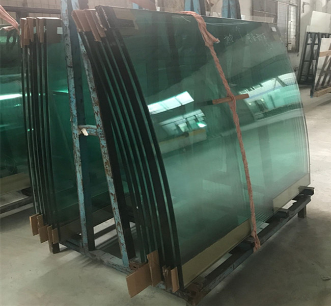 19mm bent toughened glass