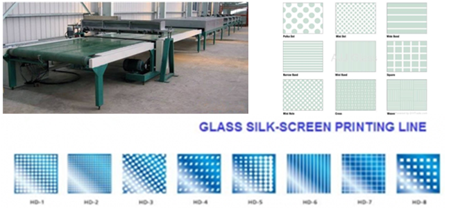 silk screen printed glass production