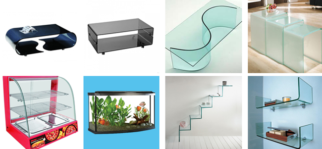 Hot bent glass application