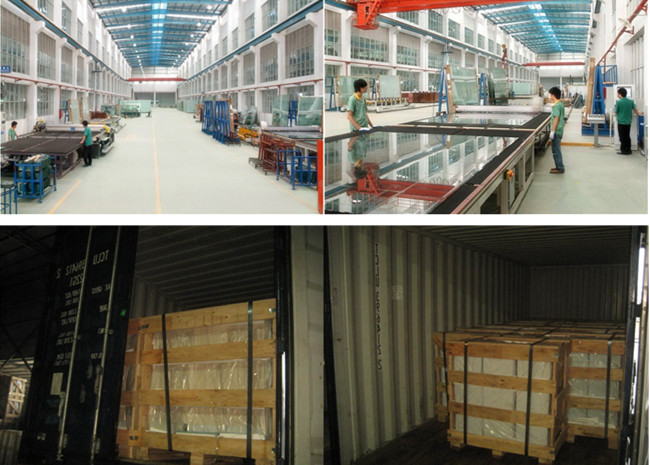 Low Reflection Glass production and loading