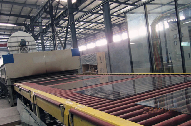 reflective glass production line