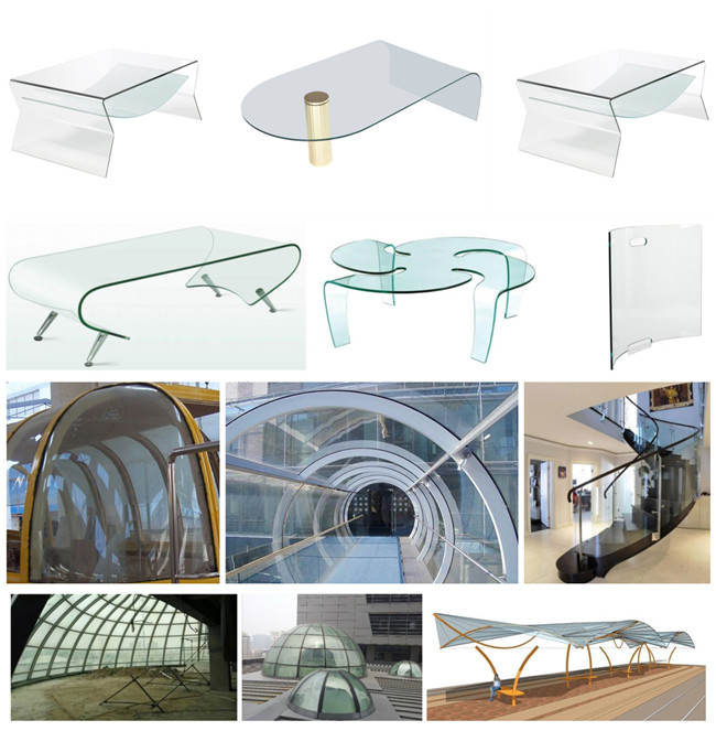 China Irregular Shape Curved Glass factory