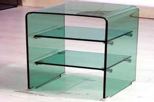 Ändern Sie die Form der Platte Glas