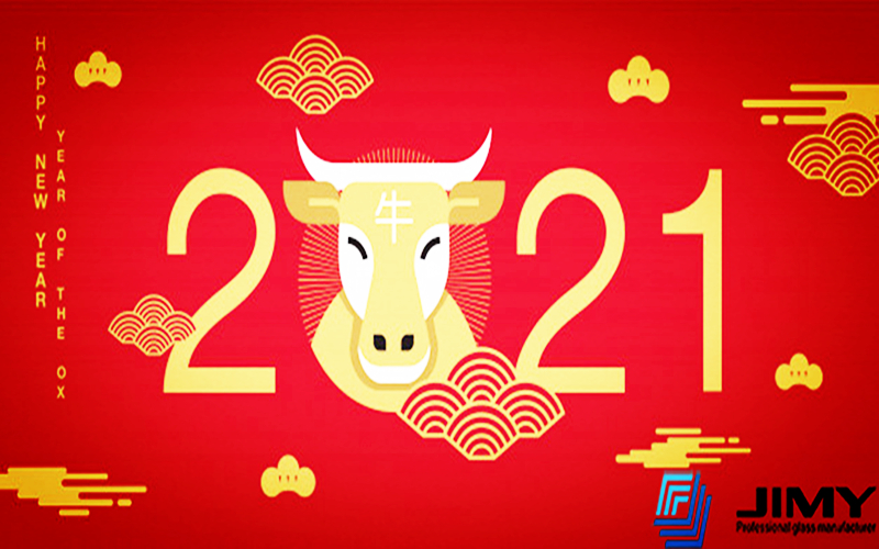Meilleur souhait du nouvel an chinois du groupe JIMY GLASS pour tous nos clients et amis
