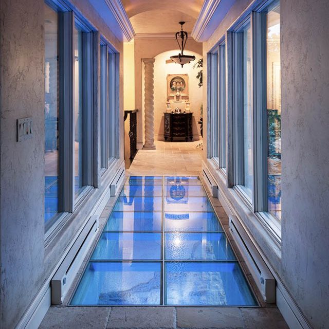 12+12+12mm structural anti-slip glass floor supplier, 39.04mm triple laminated tempered floor glass, 36mm glass floor price