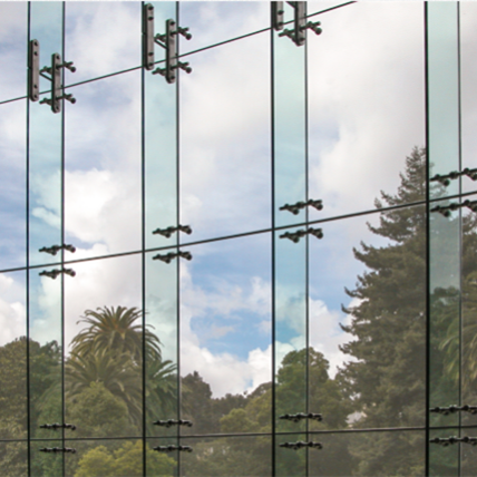 12mm 15mm 19mm personnalisé verre trempé et double vitrage verre feuilleté ailerons