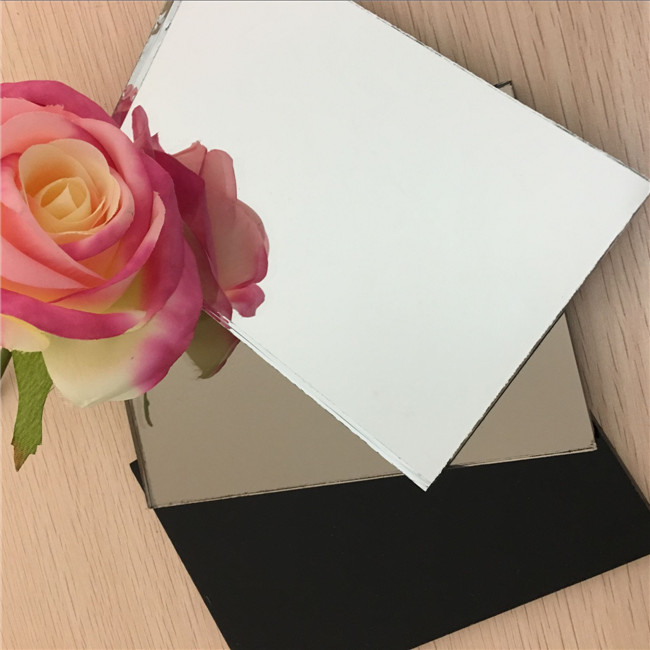 4mm selkeä hopea peili, 4mm pronssi väri peili, 4mm musta peili