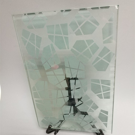 6mm non-transparent silk screen printed glass prices, 6mm translucence silk screen printed glass manufacturer, China opacity cermic frit glass factory