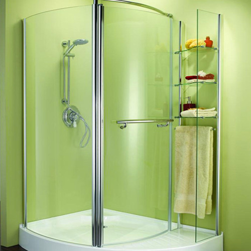 8mm 10mm 12mm curved glass shower doors China manufacturer