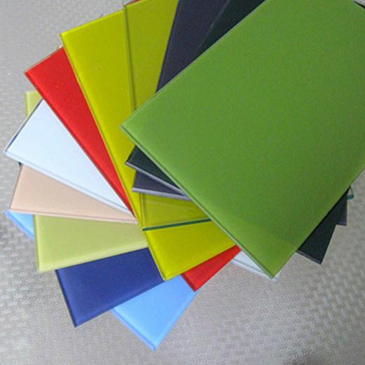8mm Lacquered glass for table top,ultra white back painted glass 8mm