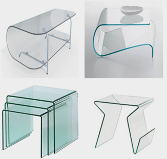 clair chaud cintrage verre également connu sous le nom de 8mm 8mm recuit verre bombé