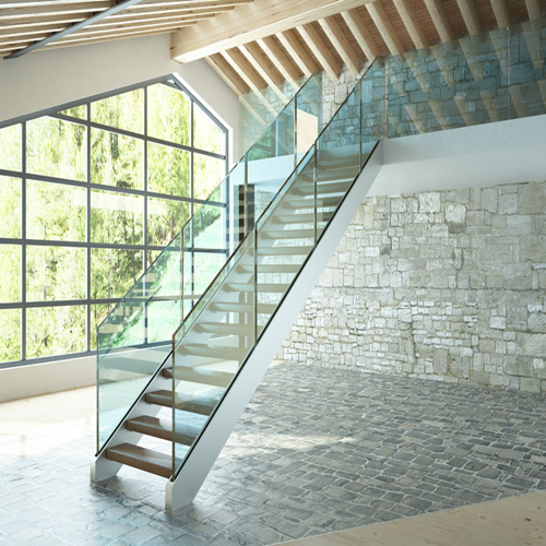 CE certified 21.52mm safety toughened laminated railing glass factory