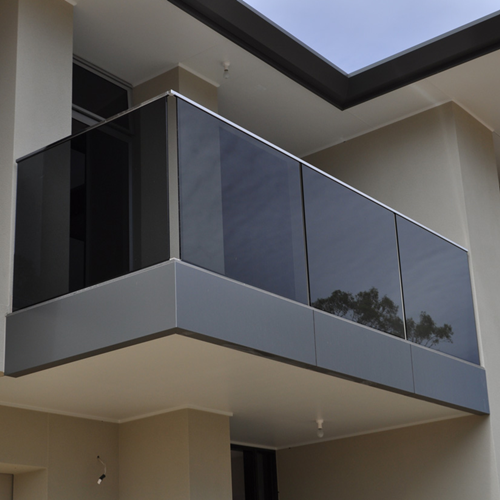 CE certified 21.52mm safety toughened laminated railing glass factory