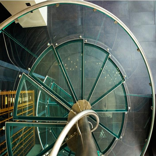 CE certified 21.52mm safety toughened laminated railing glass factory