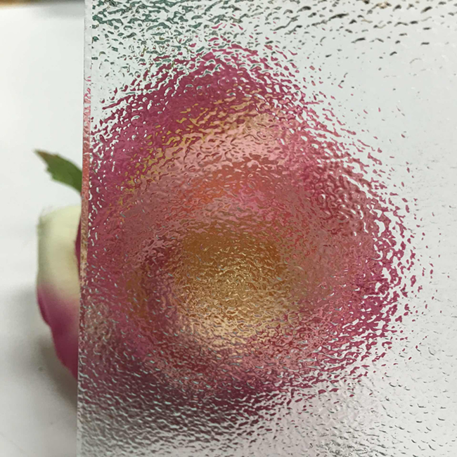 Chiny producent 4mm jasne szkła Nashiji, Cena 4mm jasne wzorzyste szkło,dobra jakość Nashiji wzór szkła