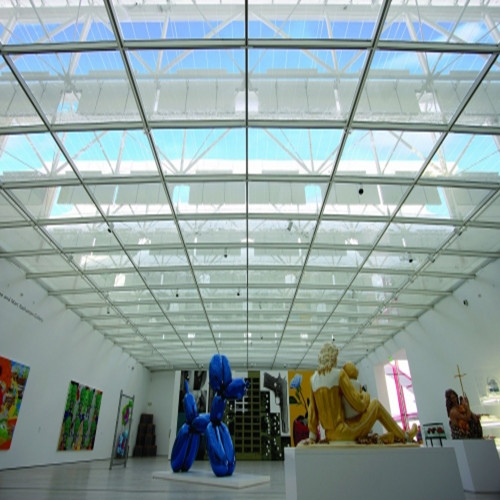 China 8+8mm safety flat and curved tempered laminated glass skylight suppliers