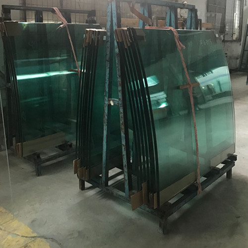 Chine meilleur prix sécurité 19mm verre trempé incurvé coupé à la taille