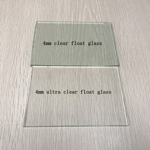 Chine fourniture d'usine faible fer 4mm extrémiste clair flotteur verre