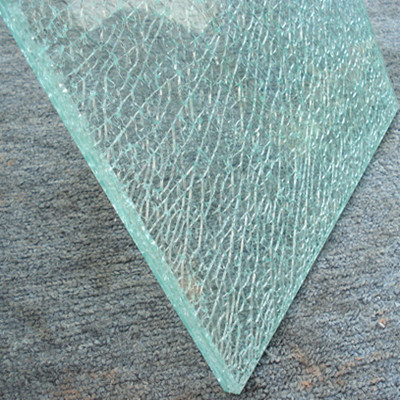 China alta calidad 15 mm 19 mm hielo agrietado encimeras de vidrio decorativas fabricante