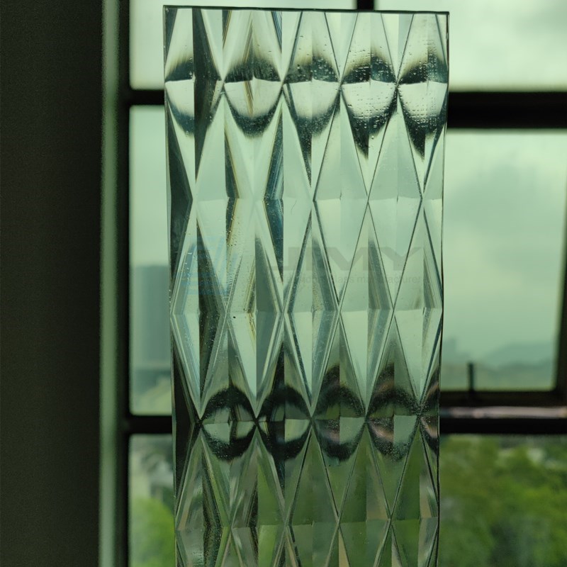 China Hohe Qualität Schönes Beve led Diamant-Bleidglas-Gravur dekorative Carving Glass Lieferanten
