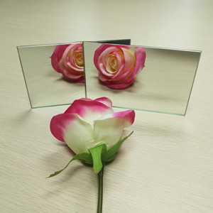 China mirror glass usine, bonne qualité 5mm miroir en aluminium, faible coût 5mm aluminium miroir feuille