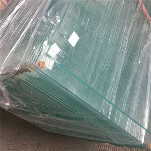 Cut to size ultra clear 553 thick low iron safety tempered laminated glass