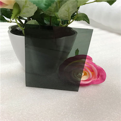 Excellent quality 5.5mm dark grey tinted glass price, Heat proof 5.5mm dark grey tinted glass company