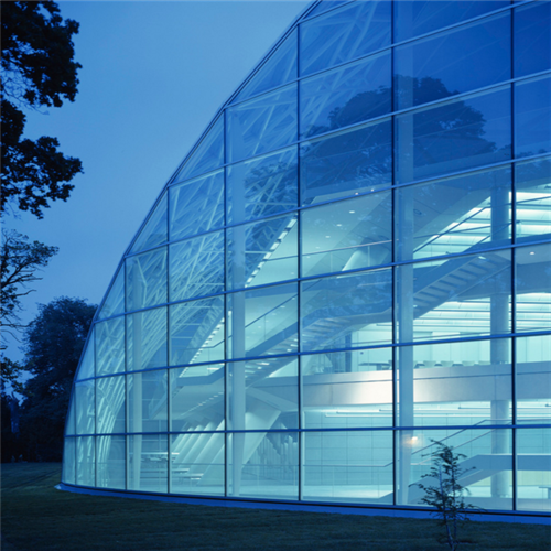 Export energy saving 4mm+9A+4mm insulated glass curtain wall from China