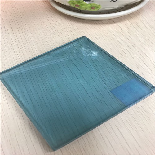 Factory price 8.38mm Ford blue color laminated float glass panel