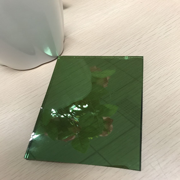 Factory price 8mm dark green hard coating reflective glass manufacturer