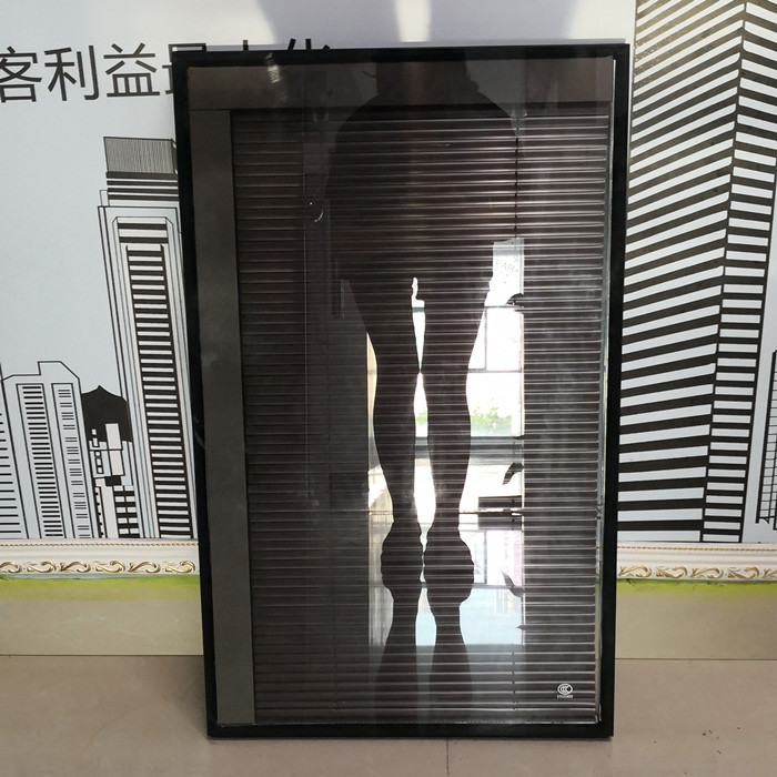 Factory supply openable glazed louvers high quality customized size design insulated glass double glazing with automatic shutter