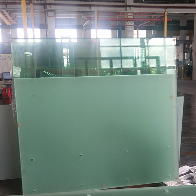 Balustrade de balcon en verre sans cadre, balustrade de balcon en verre dépoli, balustrade de verre dépoli, prix des panneaux de balcon en verre