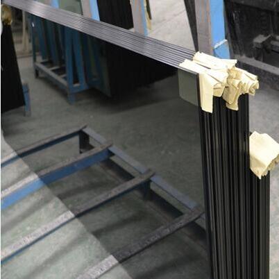 Furniture decorative glass 5mm 6mm dark grey black color tempered hardened glass suppliers