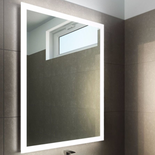 Fabricant de bonne qualité 1/5 pouce 1/4 pouce 5mm 6mm hôtel LED rétro éclairage éclairé miroirs de salle de bains