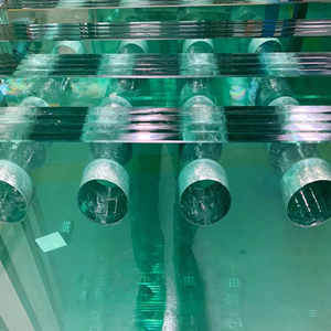 High safety tempered laminated glass facade storefront, mall laminated glass facade, shopping mall glass facade