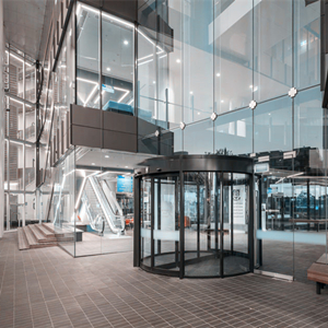 High safety tempered laminated glass facade storefront, mall laminated glass facade, shopping mall glass facade