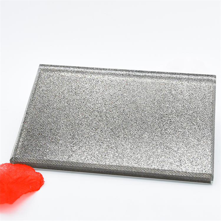 Laminated Tempered Glass Fabric Laminated Glass 5+5mm Or 6+6mm