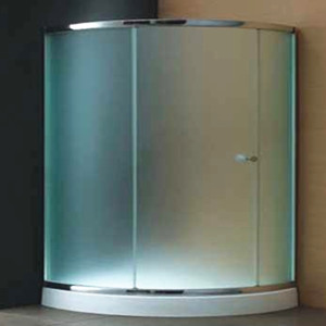 Privacy protection 10mm tempered frosted glass for shower room