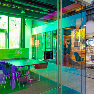 SGCC CE certified tempered colored EVA laminated glass China supplier