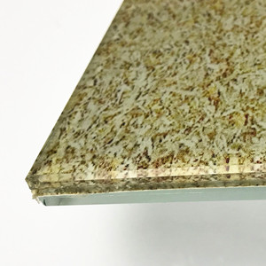 Sécurité 8mm 10mm 12mm 16mm textile en soie décorative tissu laminé usine de verre