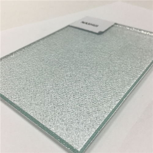 Wholesale price decorative 3mm clear Nashiji patterned glass for window