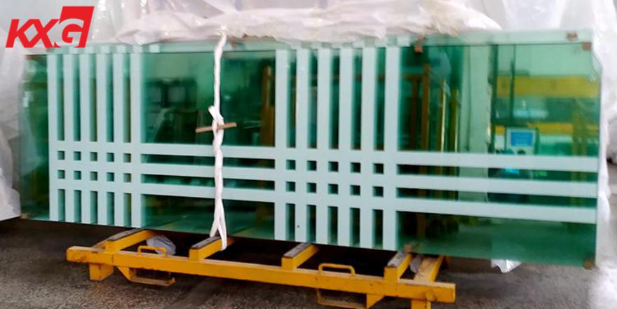 silkscreen printing customize decorated glass