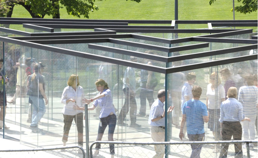 glass maze