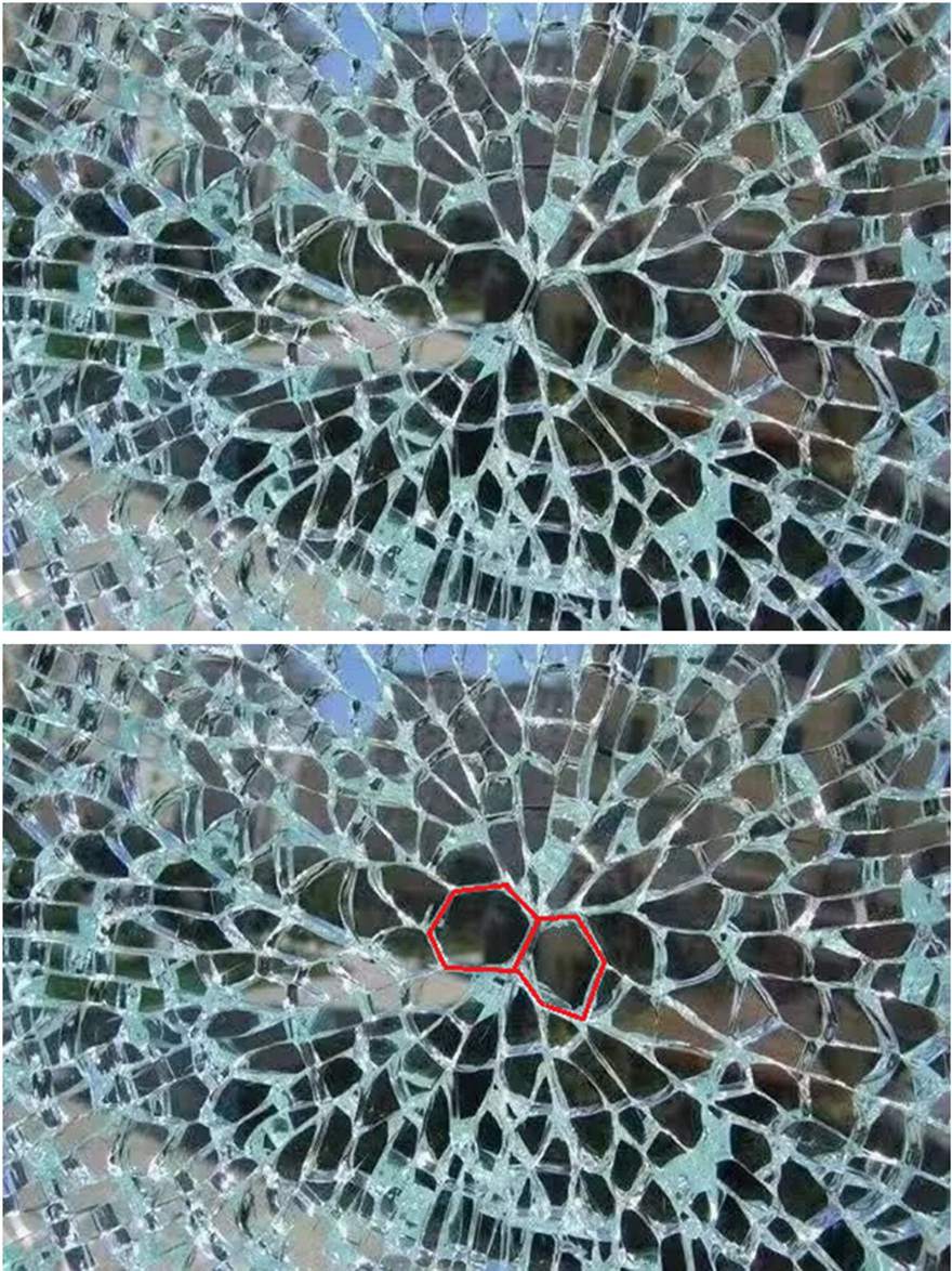 identify whether tempered glass is self-explosion