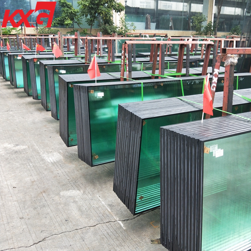 6 mm + 9A + 8 mm jelas kaca terlindung bergegar, kaca berwarna bersaiz dua dimeteraikan, 23 mm IGU glass factory