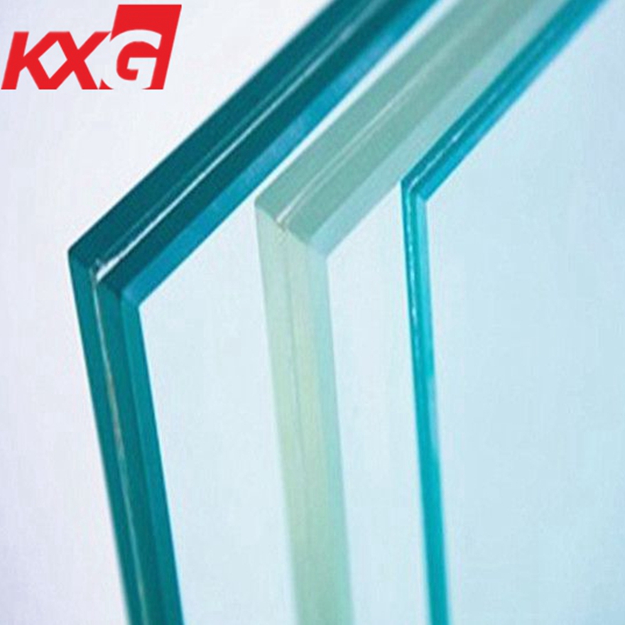 8.76mm ultra clear toughened laminated glass 442 low iron tempered laminated glass