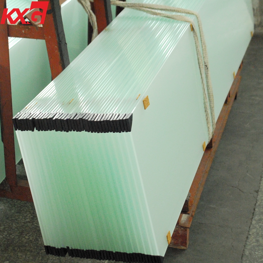 Pensijilan CE kilang kaca tempered Acid 10mm China