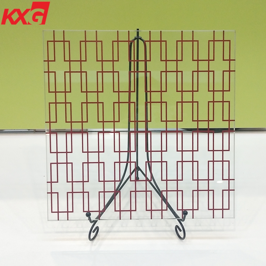 ประเทศจีนกระจกอาคารมืออาชีพโรงงานอุปทาน 10mm สีพิมพ์หน้าจอผ้าไหมกระจก