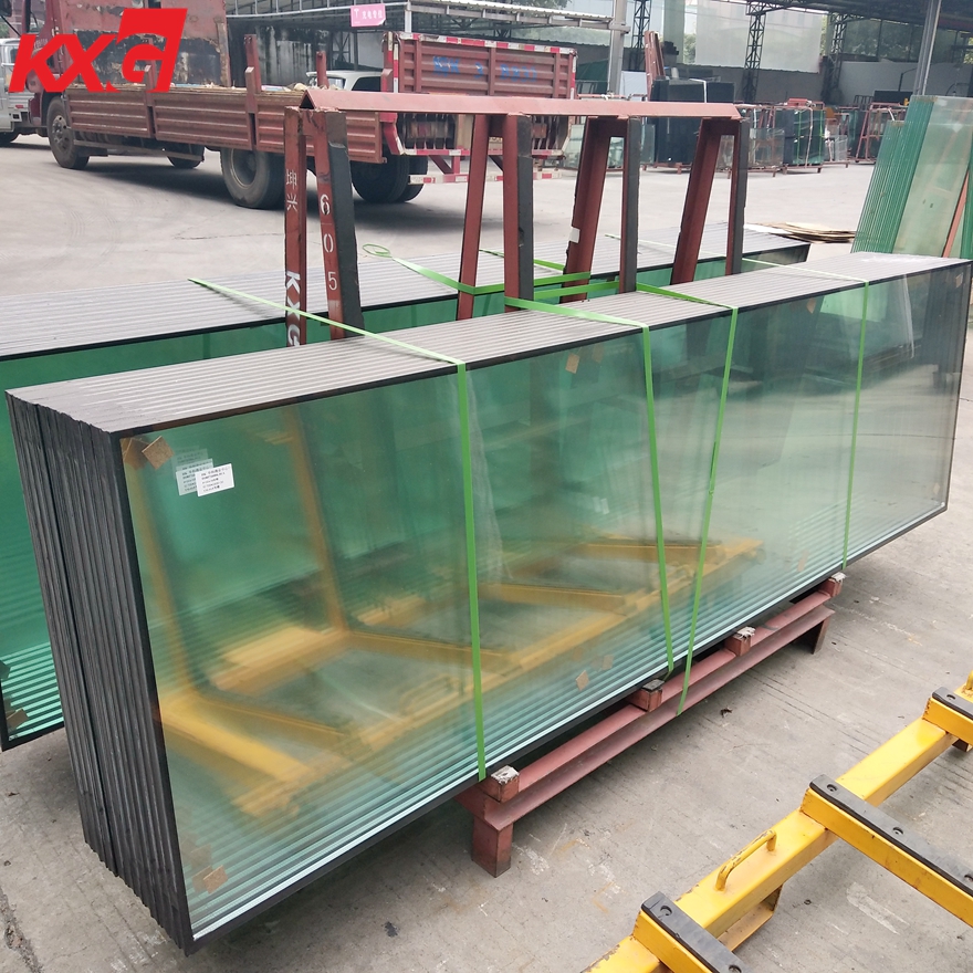 China professional building glass produce flat and curved safety 10mm-12A-10mm tempered insulated glass